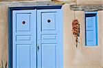 New Mexican styled front door and window - Taos, NM.