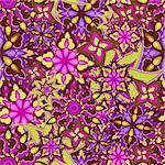 seamless floral texture, this  illustration may be useful  as designer work