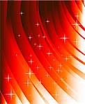 Abstract red lines and design elements. Vector illustration