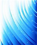 Abstract blue lines and design elements. Vector illustration