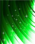 Abstract green lines and design elements. Vector illustration