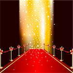 red carpet, this  illustration may be useful  as designer work