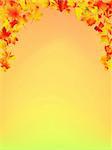 Autumn Fall background. EPS 8 vector file included
