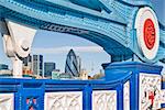 City of London view from Tower Bridge.