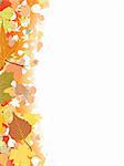 Autumn background template. EPS 8 vector file included