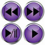 Purple Buttons for web design