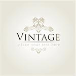 Vintage style background in editable vector format