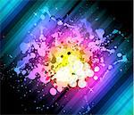 Colorful Rainbow Abstract Background for Modern Flyers