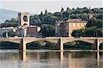 View of florence along the Arno River