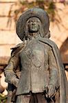 statue of D'Artagnan in Auch, in Gascony, American Plan