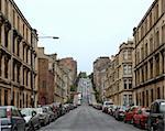 Gardner Street, the steepest road on Glasgow hills