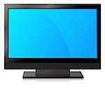 Black LCD, LED, Plasma TV , Blue Screen