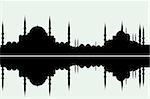 vector cityscape of istanbul