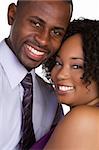 Smiling african american couple