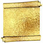 Roll of golden foil