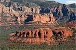 Red sandstone formations in Sedona Arizona