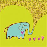 elephant in  love