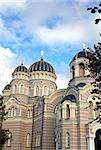 Russian ortodoxal cathedral in riga city