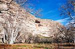 Montezuma Castle National Monument in Arizona. American Indian cliff dwellings