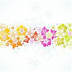 Floral colorful background 14