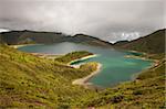 Caldeira - lakes on the san Miguel Island , Azores, Portugal