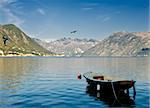 Morning at Kotor bay in Montenegro