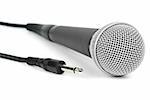 Dinamic microphone  isolated on the white background