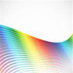abstract spectrum halftone background