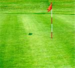 Green golf course
