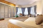 Luxury hotel bedroom suite