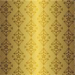 Golden abstract floral seamless pattern (vector EPS 10)