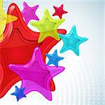 Abstract star vector background.