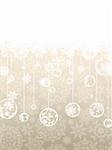Elegant christmas background with snowflakes. EPS 8 vector file included