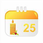 christmas calendar icon