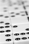 Full frame domino background with selective focus