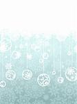 Elegant christmas background with snowflakes. EPS 8 vector file included