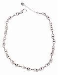Silver Chain Link Necklace for a Casual or Formal Occasion.