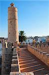 Tower of the Ribat (ancient arab fortress) at Sousse, Tunisia