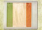flag of vintage instant photo,ireland