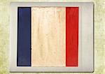 flag of vintage instant photo,france