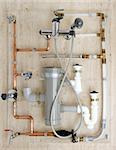 copper plumbing installation and polyethylene pvc diagram stoves valves drain