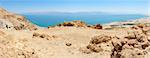 Dead Sea Panorama of 7 shots, from a height of 400 meters