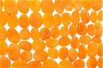 dried orange apricots. background textured