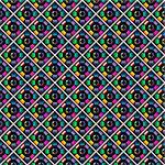 Seamless stylish multicolor  pattern. Vector art in Adobe illustrator EPS format, compressed in a zip file. The different graphics are all on separate layers so they can easily be moved or edited individually. The document can be scaled to any size without loss of quality.