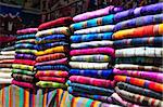 Craft market stall, Ecuador