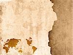 brown world map vintage artwork - perfect background with space