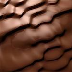 Abstract chocolate swirl facture