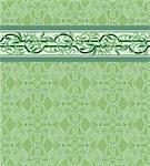 Seamless pattern for a fabric, papers, tiles with a decorative border