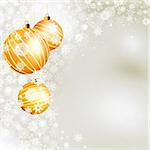 Elegant christmas background. EPS 8 vector file included