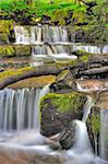 Waterfall in Dent in Great Britain